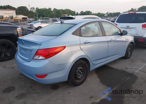 2012 Hyundai Accent Gls z USA, uszkodzony, nr VIN KMHCT4AE1CU201372
